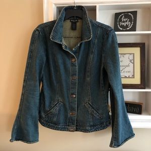 BCBG Paris Jean Jacket, size L